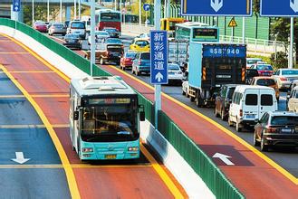 合肥市第一批公交專用車道改造