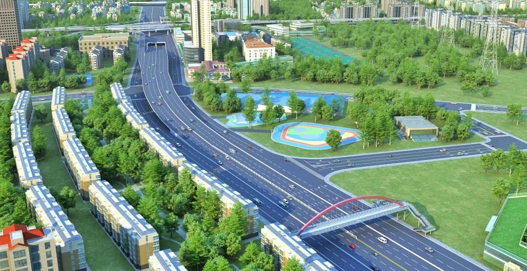 暢通二環（西南環）寧國路節點工程